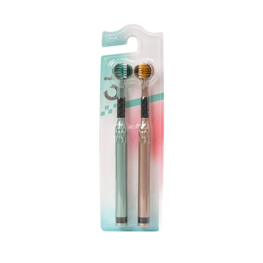 Brosse à Dents 3 Faces – Tête en U, Poils Souples | Brossage Complet en 1 Geste | DentaGlow