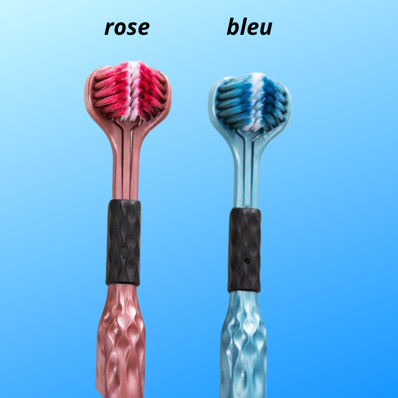 Brosse à dents manuelle 3D Brosse à dents douce en forme de U