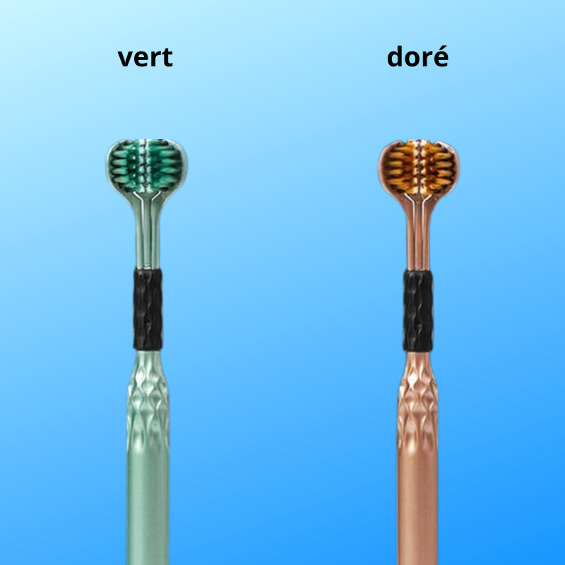 Brosse à dents manuelle 3D Brosse à dents douce en forme de U